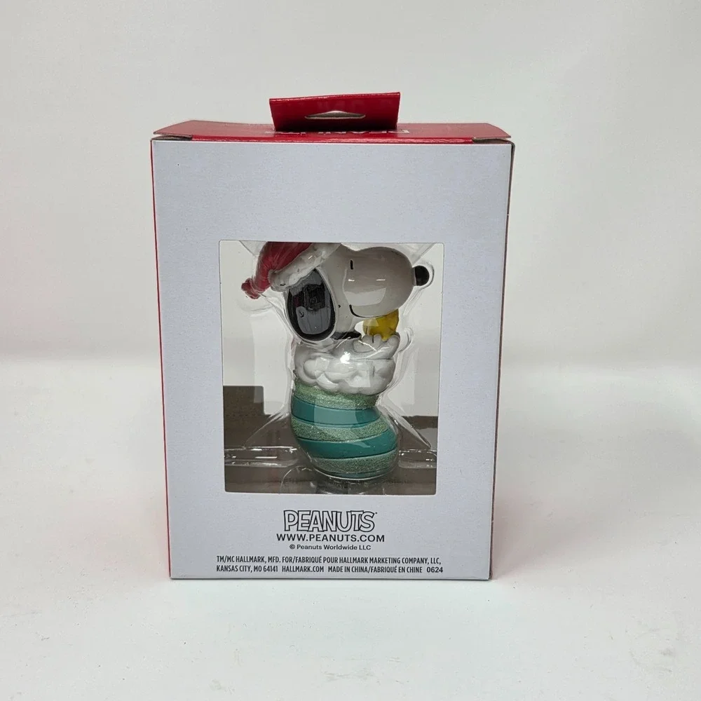 Hallmark Peanuts 2024 Snoopy Woodstock In Stocking Christmas Tree‎ Ornament CVS